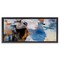 Stupell Industries Heron with Abstract Splatter Floater Framed Canvas Wall Art Design by Porter Hastings